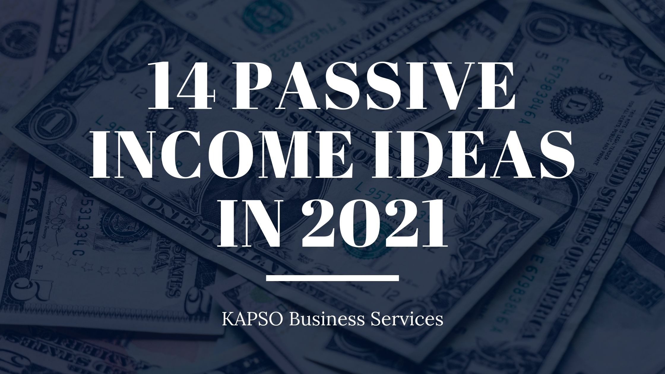 14 passive income ideas in 2021